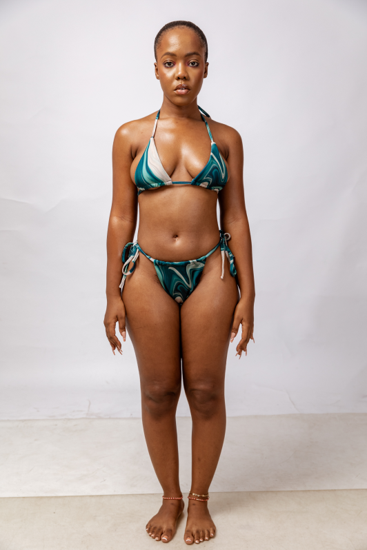 Teal bikini