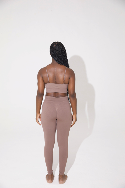 Sand | Crop Top + Leggings