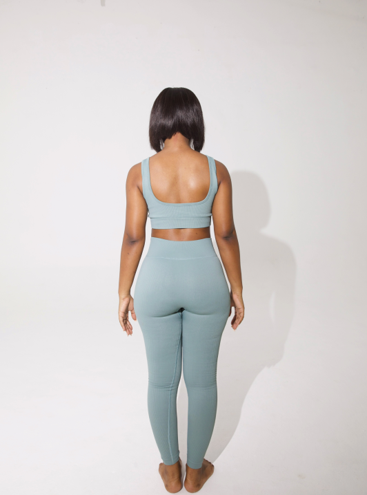 Sapphire | Crop Top + Leggings