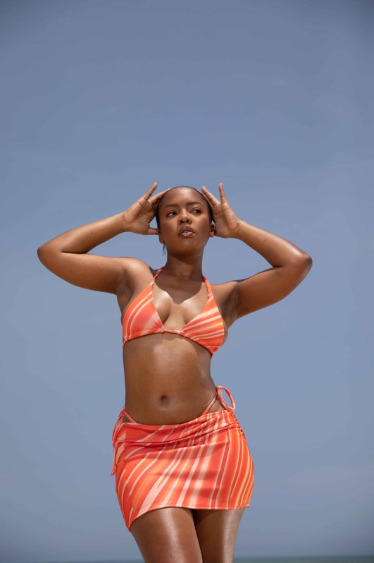 Orange Soda Short Skirt