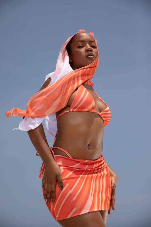 Orange Soda Short Skirt