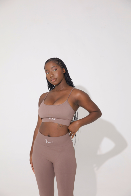 Sand | Crop Top + Leggings